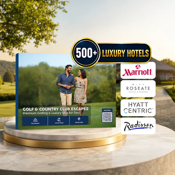 Golf & Stay: Overnight Premium Country Club Experience at 500+ Hotels Across India