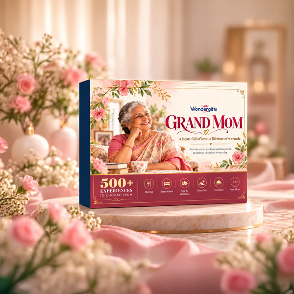 Just for Grand Mom Gift Box: Make Her Day Special with 500+ Memorable Experiences at THE QALM SPA, MEGHAVI, SOFITEL & More