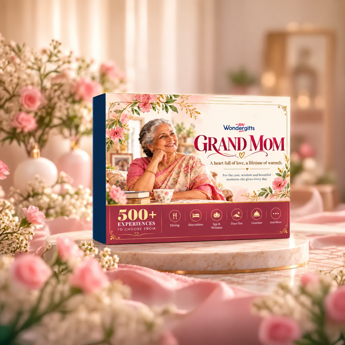 Just for Grand Mom Gift Box: Make Her Day Special with 500+ Memorable Experiences