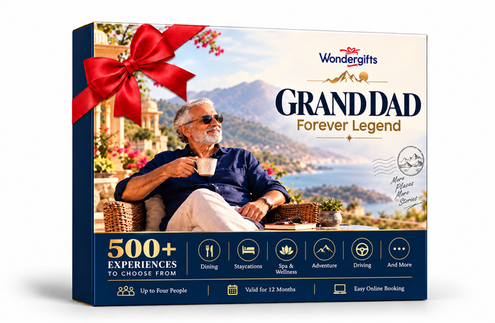 GRANDDAD Forever Legend Gift Box: Make His Day Special with 500+ Memorable Experiences