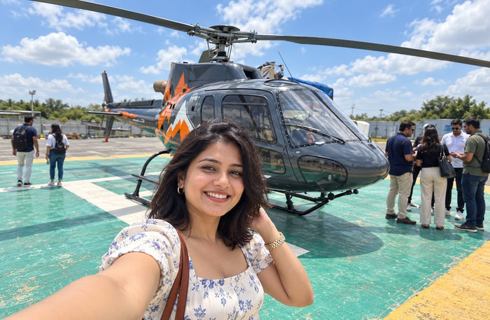 Helicopter Ride Gift Box: Explore India from Above with 8+ Helicopter Ride Experiences Across India