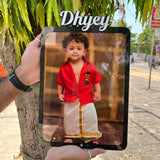 Super Glossy Kids Photo Frame with Name | 14 Inch Size | COD Available