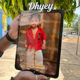 Super Glossy Kids Photo Frame with Name | 14 Inch Size | COD Available