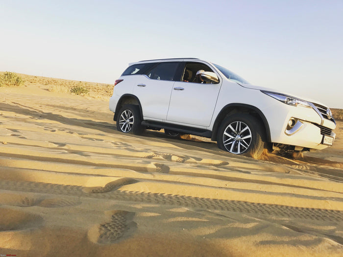 Thrilling Toyota Fortuner Desert Safari with Camel Ride in Jaisalmer