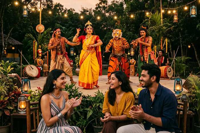 Immersive Bonobibi Jatra Performance at Sunderban Tiger Camp, Dayapur