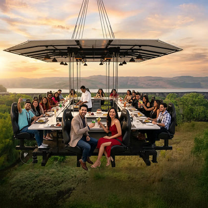 Intimate Vegetarian Sky Dining Afternoon Tea Experience for Two in Mumbai