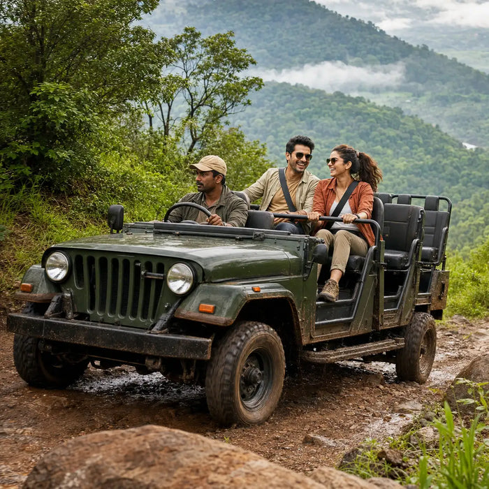 Evening Leopard Safari Experience in Jawai Leopard Conservation Area for One
