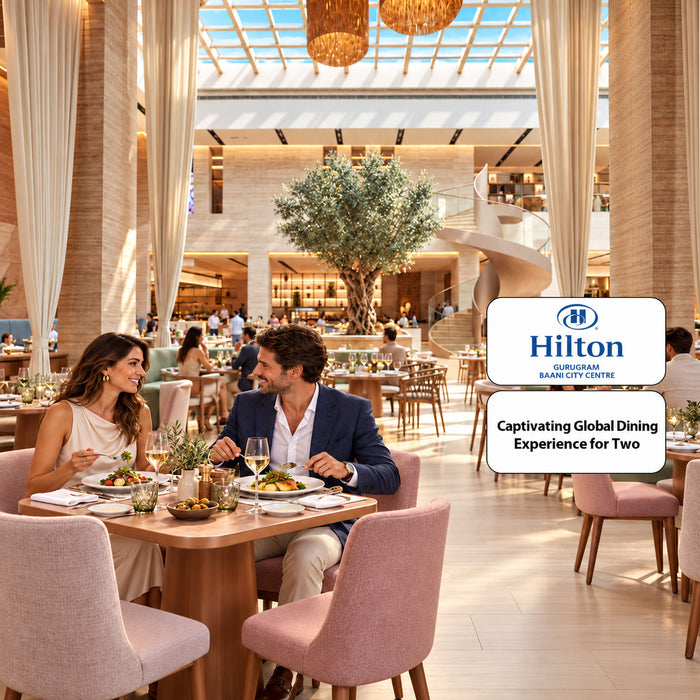 Kitchen Craft Hilton Gurugram Baani City Centre - Captivating Global Dining Experience for Two