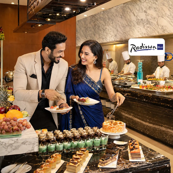 Lavish Sunday Grand Brunch Experience for Two at Radisson Blu Mumbai International Airport in Mumbai