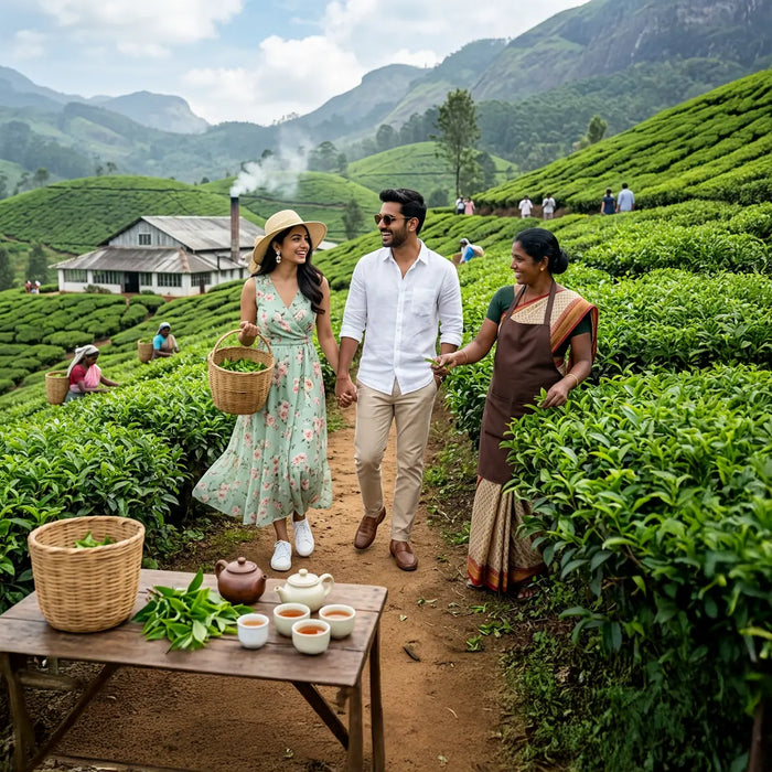 Local Tea Trail and Tea Factory Visit in Munnar
