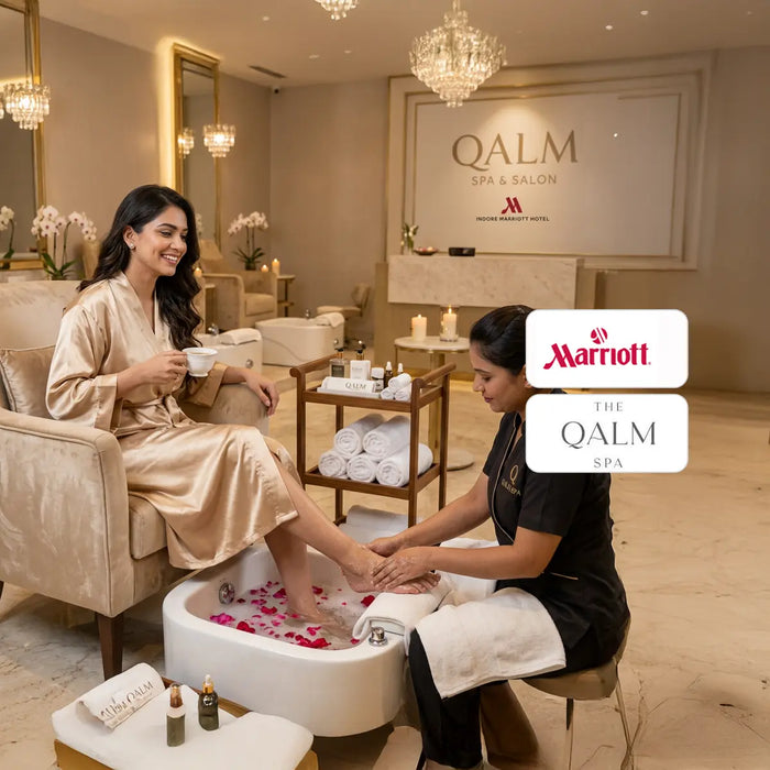 Luxurious 60-Minute Pedicure Experience at The Qalm Spa & Salon - Indore Marriott Hotel