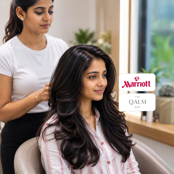 Luxurious Hair Spa and Anti-Dandruff Treatment at The Qalm Spa & Salon - Indore Marriott Hotel