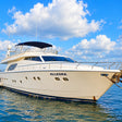 Luxurious Private Azimut 38 Yacht Cruising Experience on the Arabian Sea in Mumbai for Up to 12 People