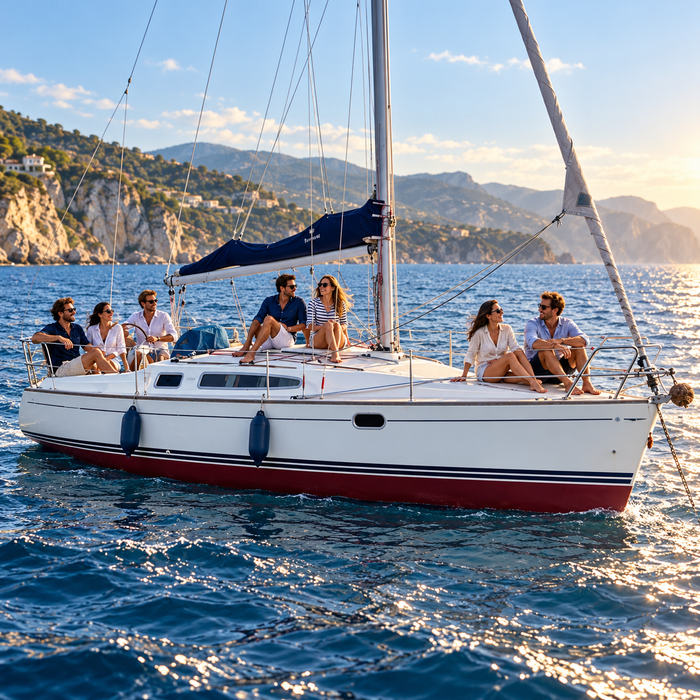 Luxurious Private Jeanneau 29 Yacht Sailing Experience in Mumbai for Up to 8 People
