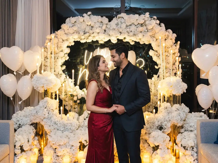 Luxury 5-Course Private Dining Proposal Experience for Two in Bengaluru