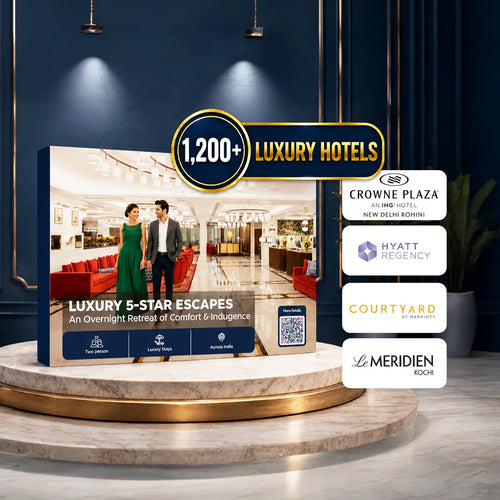 Luxury Stays: Overnight Premium 5-Star Getaway at 1,200+ Hotels Across India