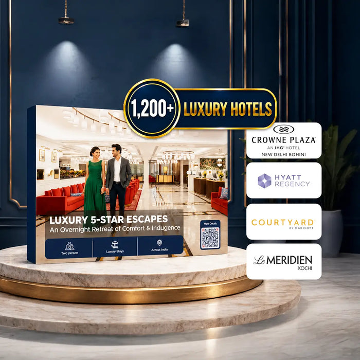 Luxury Stays: Overnight Premium 5-Star Getaway at 1,200+ Hotels Across India