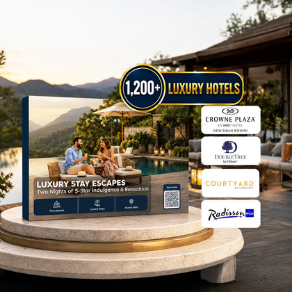 Luxury Stays: Two Night Premium 5-Star Retreat at 1,200+ Hotels Across India