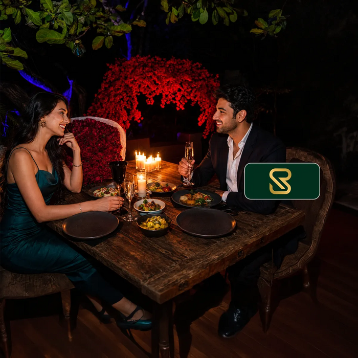 Luxury Vegetarian Private Candlelight Dinner Experience for Two at RADSUM – Aravali Hills, Gurugram