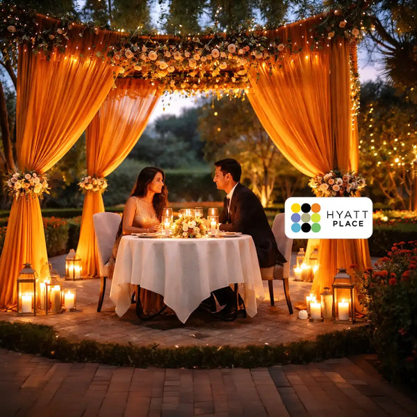 Memorable Cabana Candlelight Dinner At Hyatt Place Gurgaon