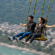 Mind-Blowing 55m Reverse Bungee and 43m Giant Swing Combo in Rishikesh
