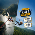 Mind-Blowing 55m Tower Bungee Jump & 48m Freestyle Jump in Rishikesh