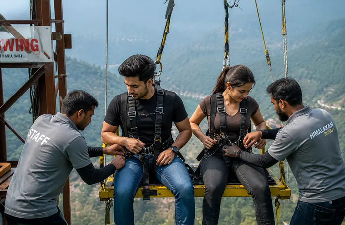 Mind-Blowing Thrill Combo in Rishikesh with Reverse Bungee, Giant Swing and SCAD Jump