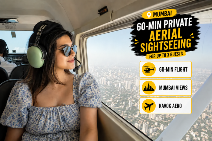 Private Cessna Aircraft 60-Minute Aerial Sightseeing Experience in Mumbai