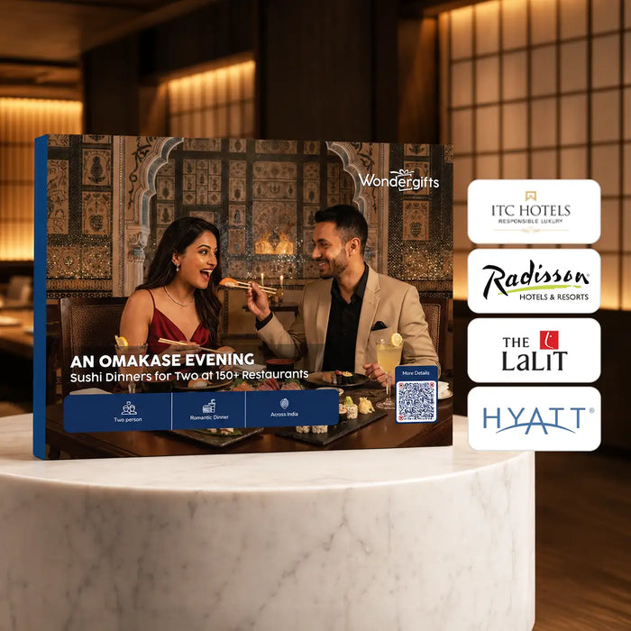 Omakase Gift Box - Sushi Dinners for Two at 150+ Japanese Restaurants Across India