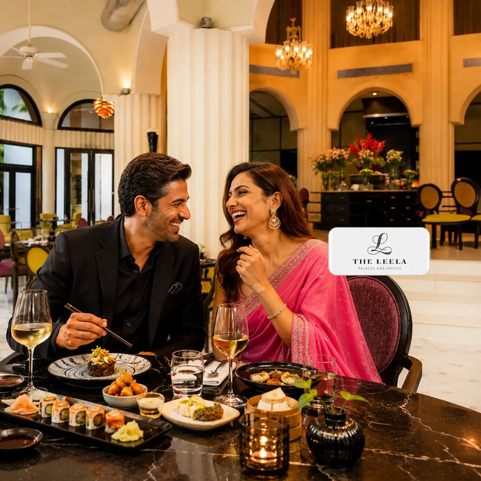 Pan-Asian Opulence Set Menu Dinner Experience for Two at Zen, The Leela Palace Bengaluru