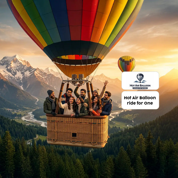 Panoramic Tethered Hot Air Balloon Ride Over Manali with Himalayan Views