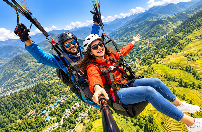 Scenic 20-Minute Tandem Paragliding Adventure Over Bir Billing and the Himalayas