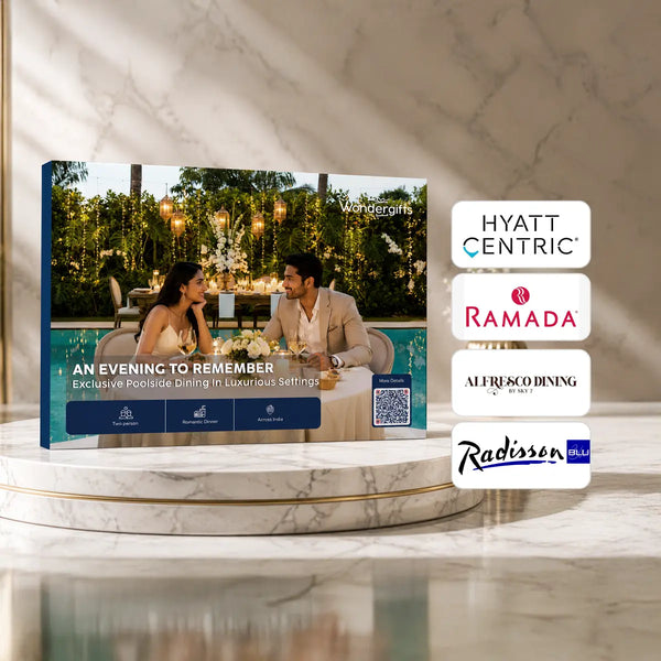 Pool Side Dinner Gift Box: Romantic Dining Experiences for Two at Premium Venues Across India