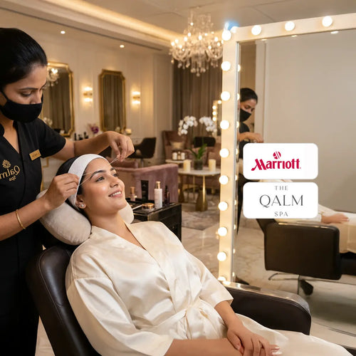 Precise 15-Minute Solo Eyebrow Threading Experience at The Qalm Spa & Salon - Indore Marriott Hotel