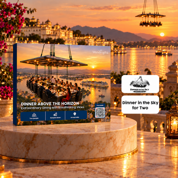 Unique Sky View Dining for Two Gift Box - Romantic Rooftop & Dinner in the Sky Experiences with Stunning Views