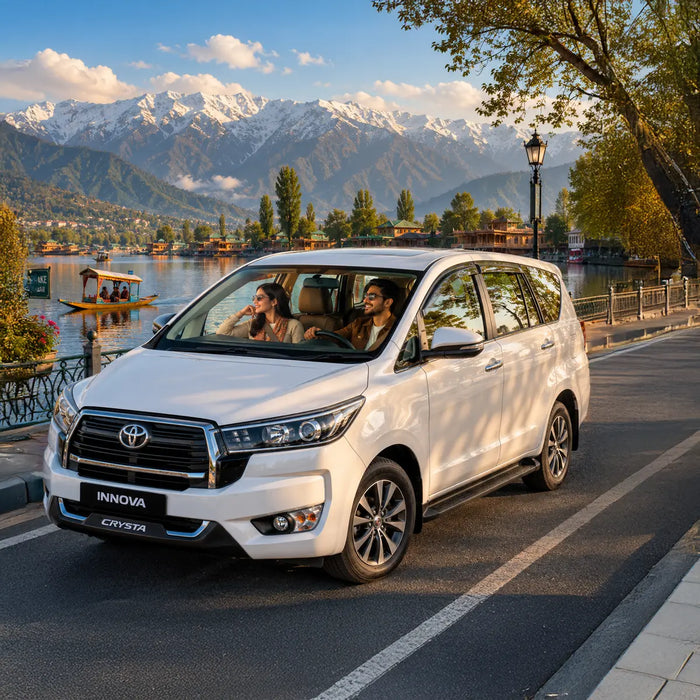 Premium Innova Crysta AC Car Rental in Srinagar