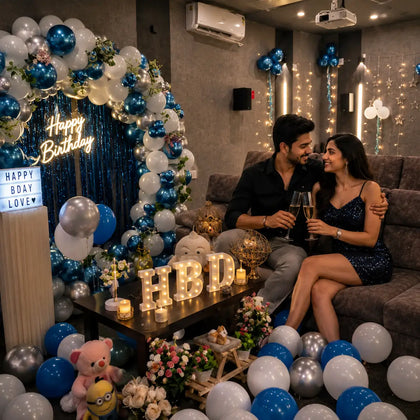 Premium Sapphire Family Celebration with Private Theatre and Fog Entry