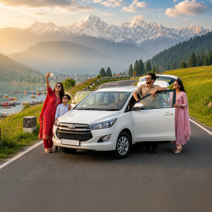Private Ertiga Car Rental in Srinagar with AC and Driver
