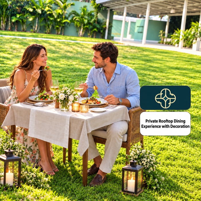 Eraya Venues - Private Rooftop Dining Experience for Two with Decoration