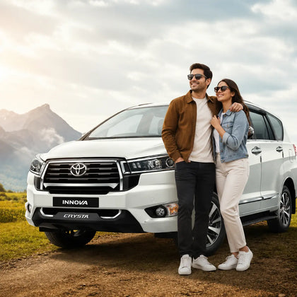 Private Toyota Innova AC Car Rental with Driver for Srinagar Sightseeing