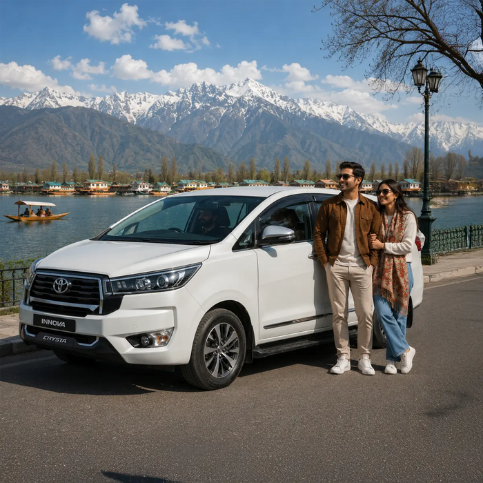 Private Toyota Innova AC Sightseeing Car with Driver in Srinagar