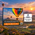 Hot Air Balloon Adventure Gift Box: Discover Stunning Landscapes from the Skies Across India