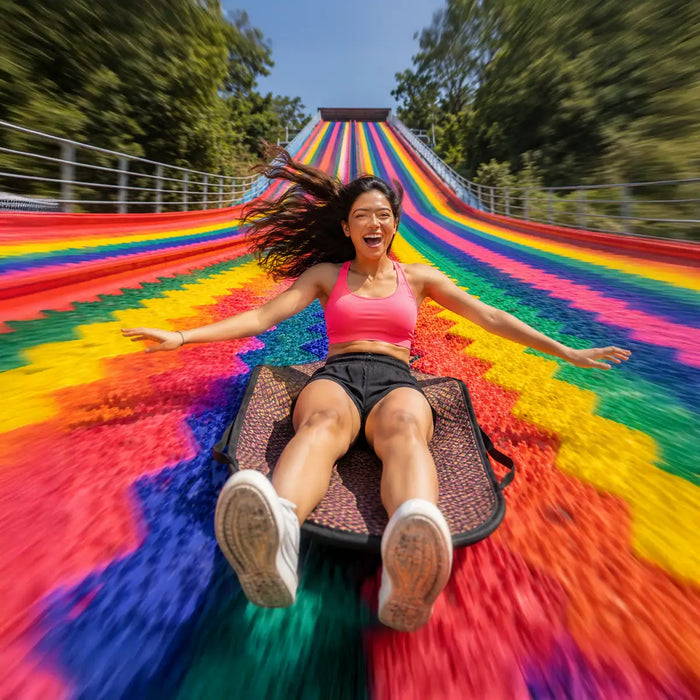 Rainbow Slide Experience in Rishikesh