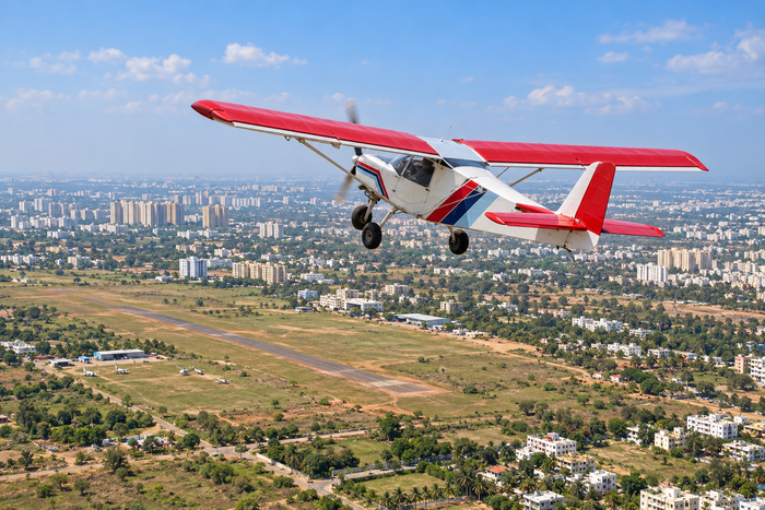 Thrilling Microlight Aircraft Flying Joyride Over Bengaluru with Breathtaking Views