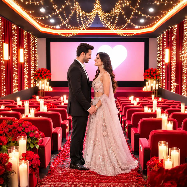 Red Gala Private Theatre Celebration Experience with Professional Video Shoot