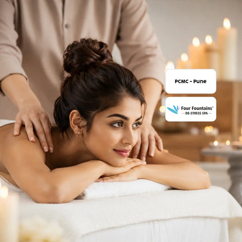 Refreshing One-Hour Swedish  De-Stress Massage for One at Four Fountains Spa - PCMC - Pune