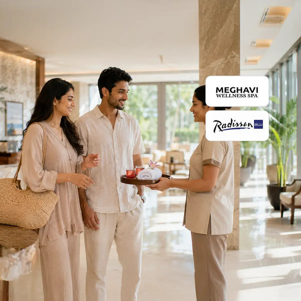 Rejuvenating One-Hour Couple Swedish Massage at Meghavi Wellness Spa - Radisson Blu - Faridabad