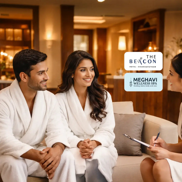 Rejuvenating One-Hour Swedish Couple Massage at Meghavi Wellness Spa - Beacon Hotel Vizag - Vishakhapatnam