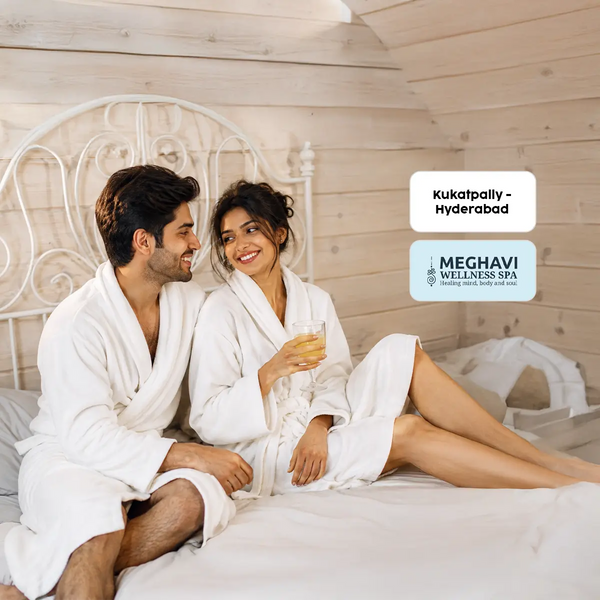 Rejuvenating One-Hour Swedish Couple Massage at Meghavi Wellness Spa - Kukatpally - Hyderabad