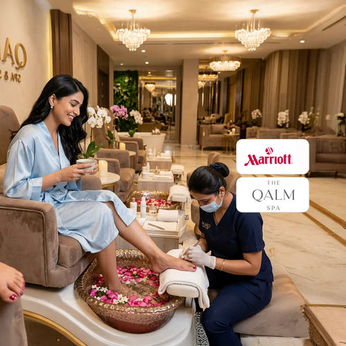 Relaxing 40-Minute Express Pedicure Experience at The Qalm Spa & Salon - Indore Marriott Hotel